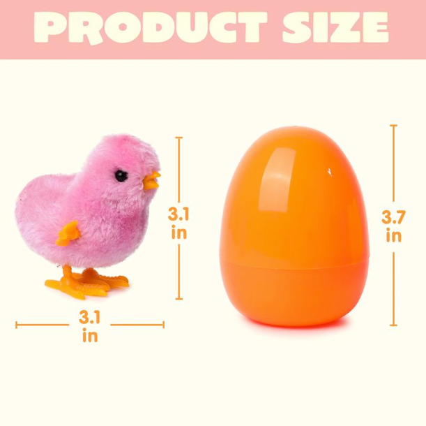 Solea™ 12 PCs Prefilled Chicks & Bunnies Eggs